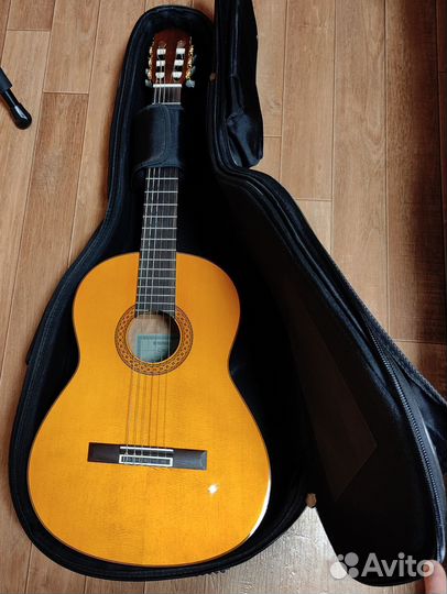 Классическая гитара yamaha C80, чехол Lutner LDG-7