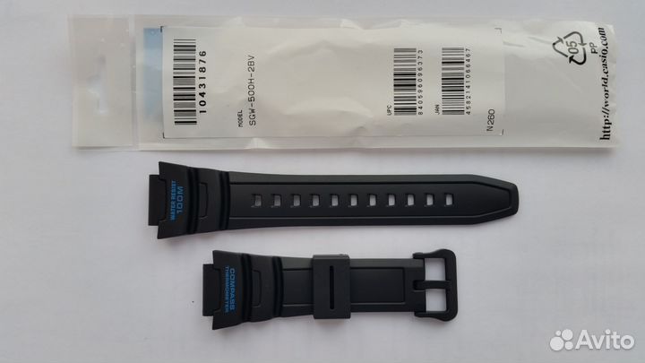 Ремень ремешок часов Casio SGW-500H-2B оригинал