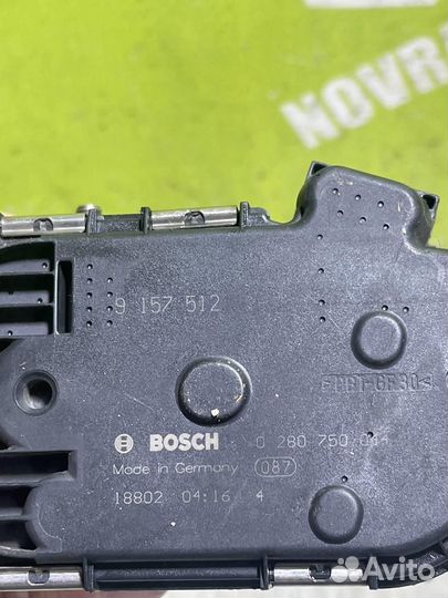 Заслонка дроссельная электро Опель Астра Джи 98