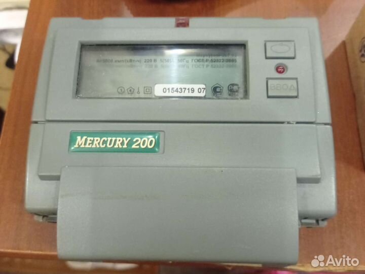 Электросчетчик меркурий