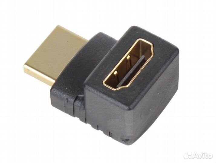 Адаптер угловой hdmi шт. - hdmi гн. 90 градусов