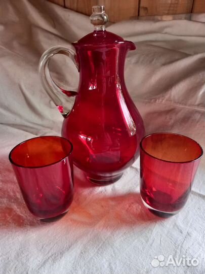 Стопки хрустальные СССР, кувшины под воду
