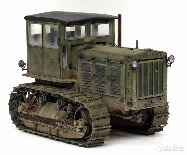 Маштабная модель трактора С-65 «сталинец»