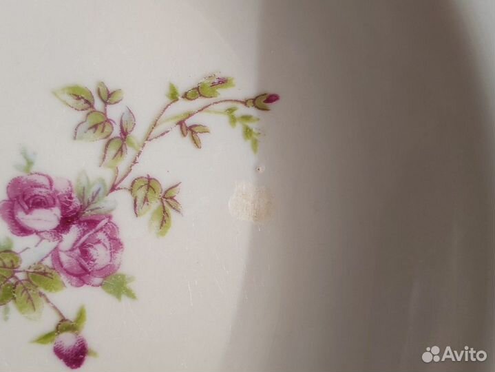 Тарелки суповые Пролетарий розы