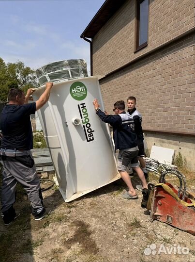 Септик для большой семьи с установкой