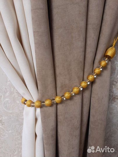 Прихваты (зажимы) для штор (цена за всё)