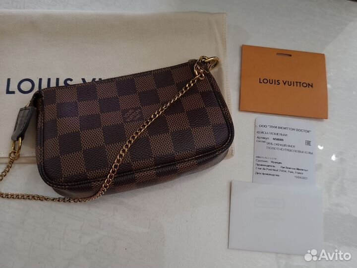 Клатч Louis Vuitton Mini Pochette оригинал