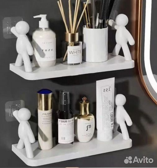 Полка для ванной комнаты, кухни и туалета
