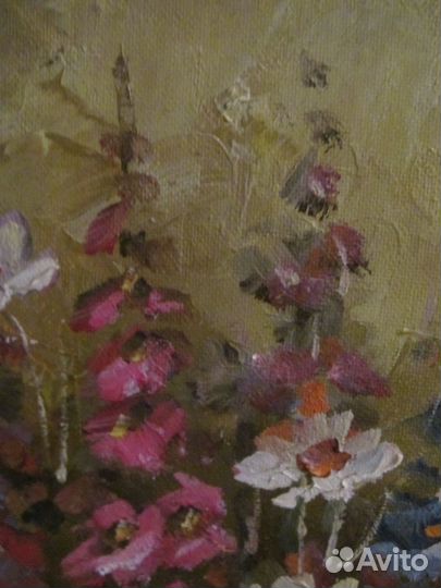 Маки. Живопись из Европы. Холст. Винтаж