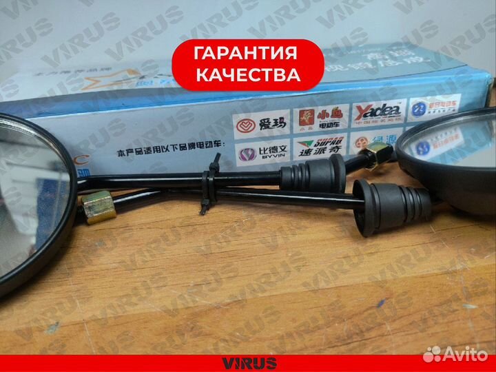 Зеркало круглое на электровелосипед