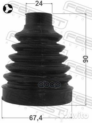 Пыльник шрус внутренний комплект 67.4X90X24 101