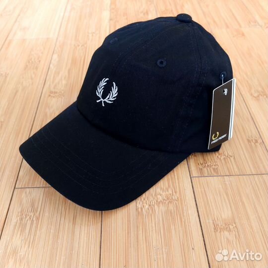 Кепка бейсболка Fred Perry premium чёрная