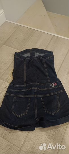 Джинсовый комбинезон