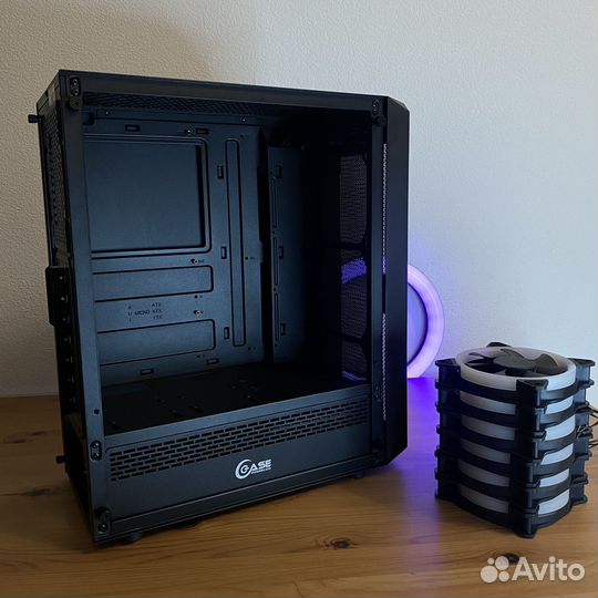 Корпус Gcase 6 RGB вентиляторов