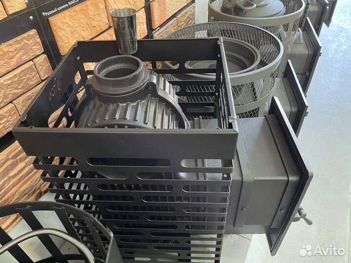 Чугунная печь для бани