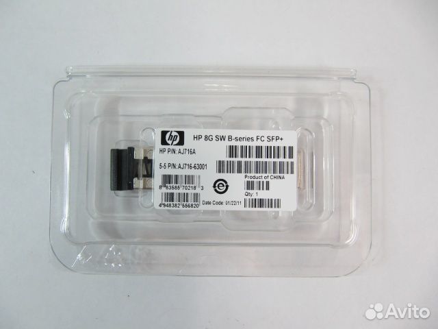 Трансивер HP AJ716A HP 8G SW B-series FC SFP+