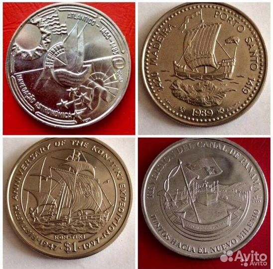 Монеты с кораблями