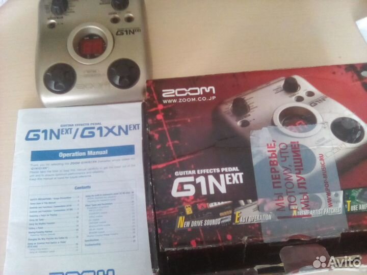 Гитарный процессор zoom g1next