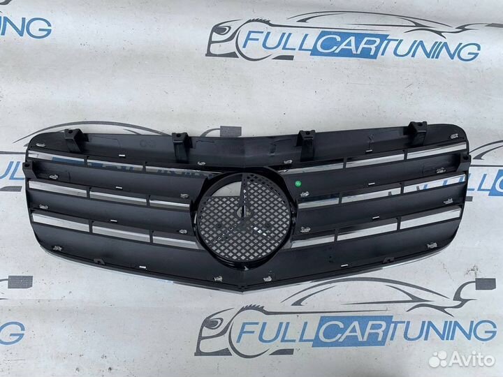 Решетка радиатора Mercedes w211 e211 AMG рестайл