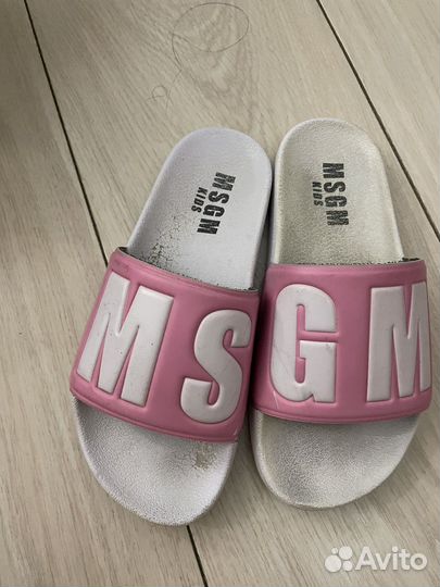 Msgm Купальник 8л и шлепки 32р