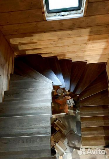 Облицовка ступеней породами дерева