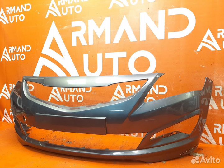 Бампер передний Hyundai Solaris 1 2014-2017