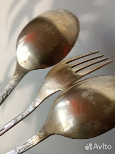 Ложки и вилки мельхиоровые СССР