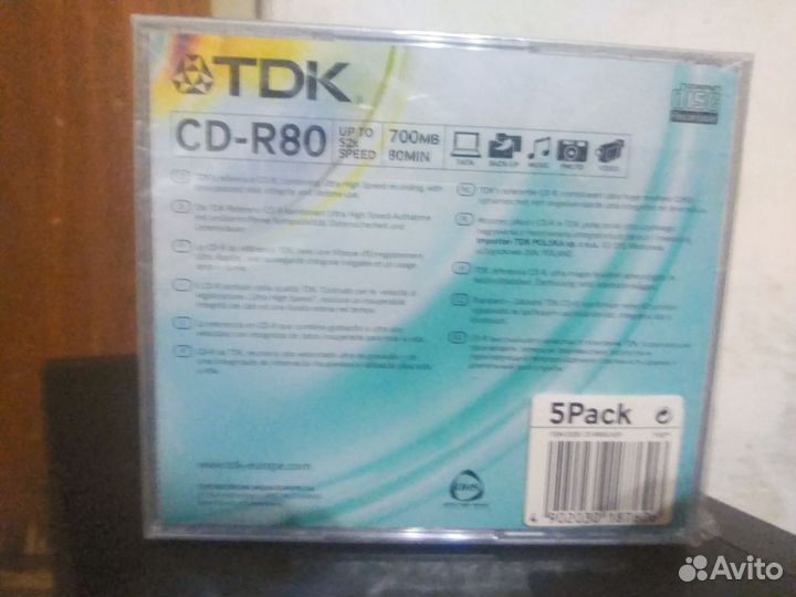 Болванки TDK CD-R чистые