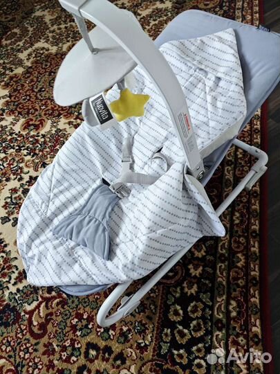 Качели шезлонг для новорожденных