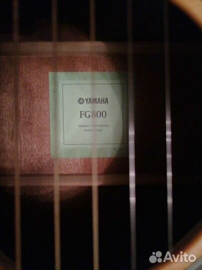 Акустическая гитара yamaha fg800