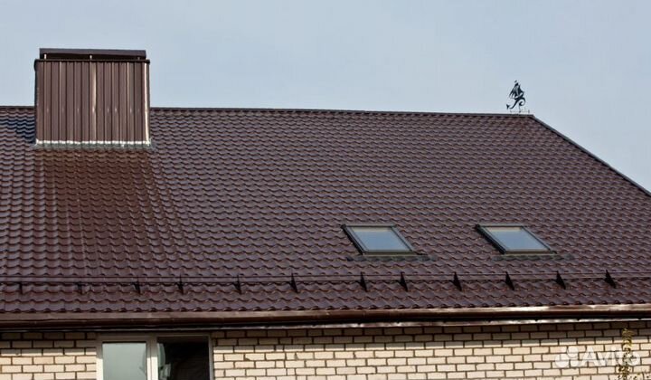 Металлочерепица 0,5 Темный шоколад