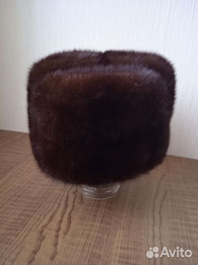 Норковая шапка мужская