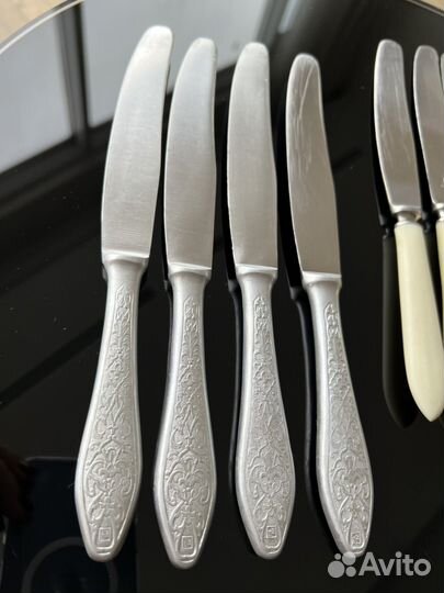 Ножи столовые СССР, нержавеющая сталь, бакелит