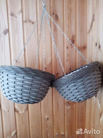 Кашпо из ротанга в наличии и под заказ