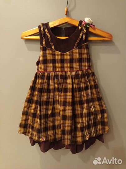 Платье бархатное