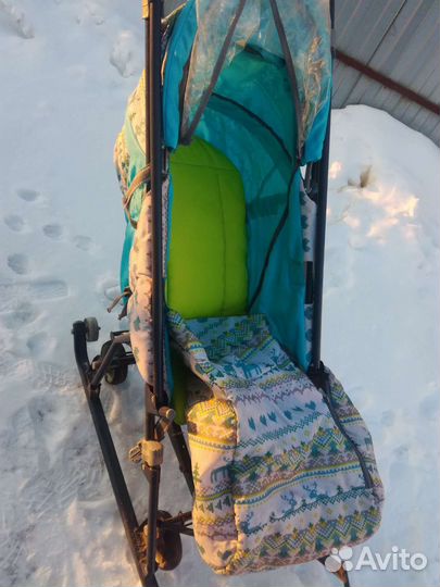Детские санки коляска бу