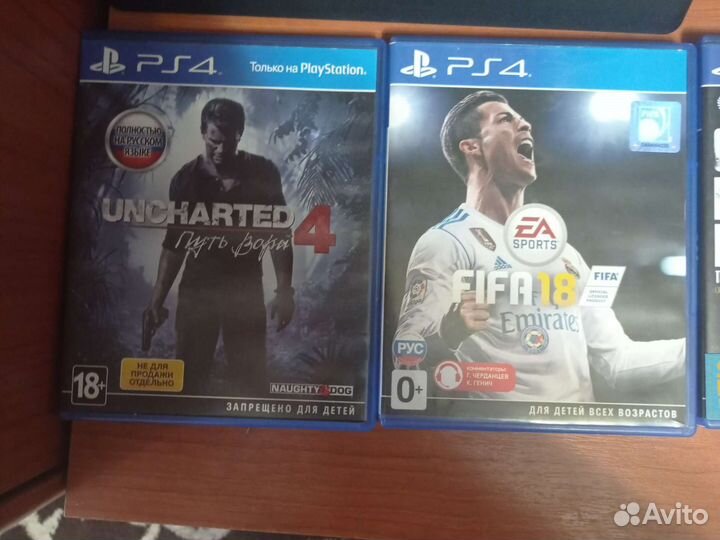 Ps4 slim 1tb с играми