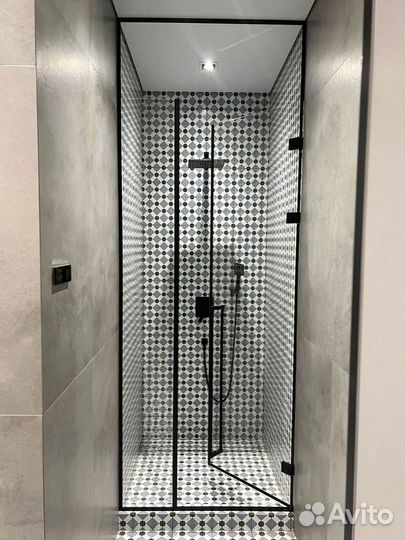 Шторка для душа из закаленного стекла