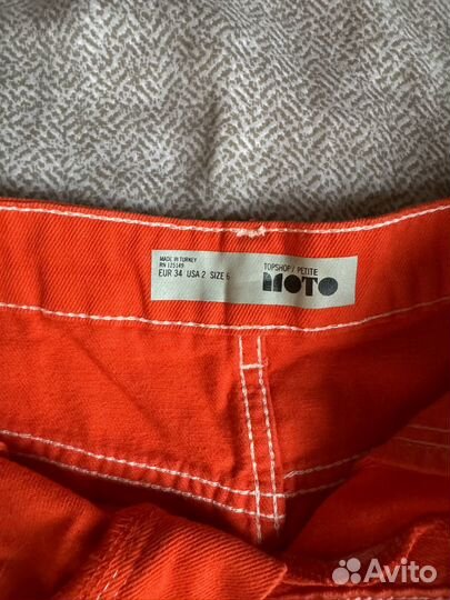 Джинсовая мини юбка