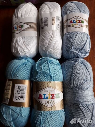 Пряжа нитки для вязания хлопок