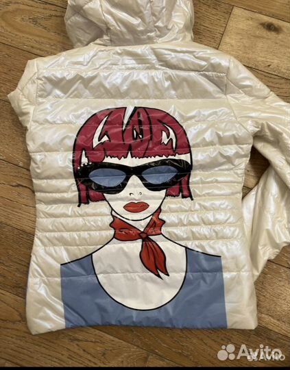 Куртка италия с принтом