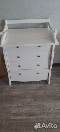 Детская мебель(кровать, матрас, комод, качели 2в1