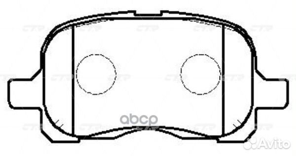 CKT-18 Колодки тормозные дисковые перед G