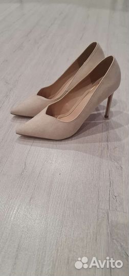 Туфли замшевые