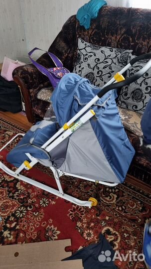 Коляска санки