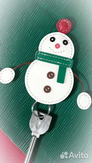 Ключница для ключей кожа сделай сам снеговик