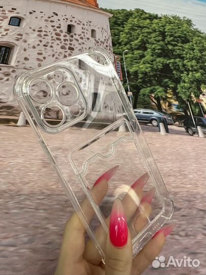 Чехол на iPhone прозрачный(на почти все модели)