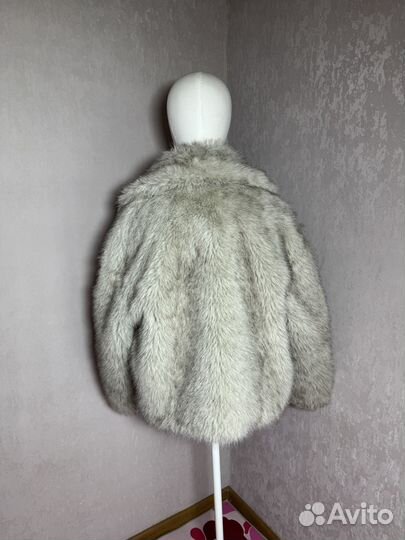 Искусственная шуба Zara Серая