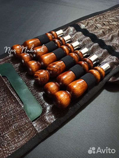 Шампура в чехле из иск. кожи 