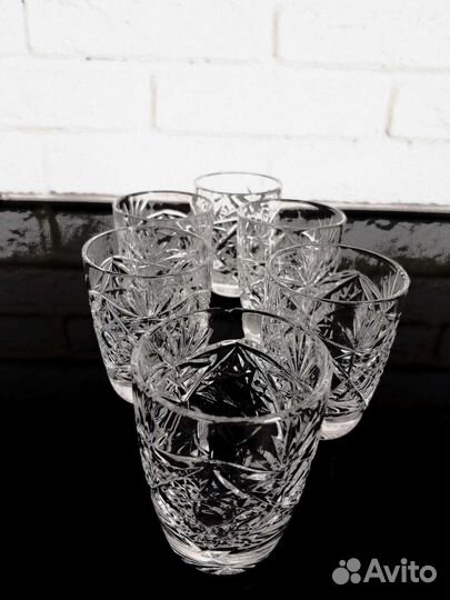 Стопки хрустальные СССР рюмки